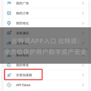 比特派APP入口 比特派：全方位保护用户数字资产安全